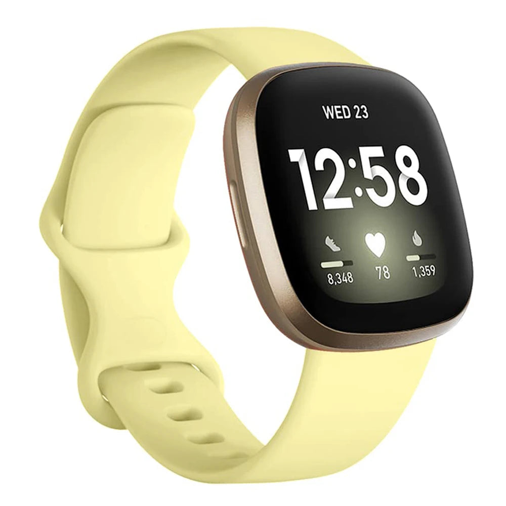 Strap for Fitbit Versa 4 3 Sense 2 band Smartwatch Accessories replacment wristband Sport silicone Bracelet Fitbit Versa 4 Strap