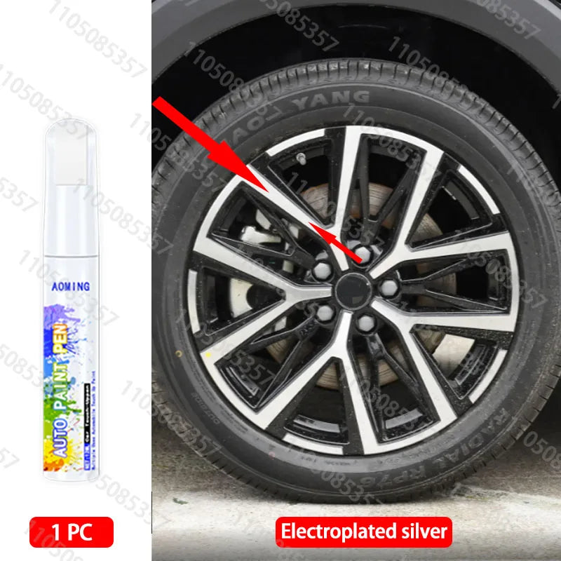 For JAC car wheel scratches repair pen Matte black dark gun gray silver black multiple colors Paint Repair Pen