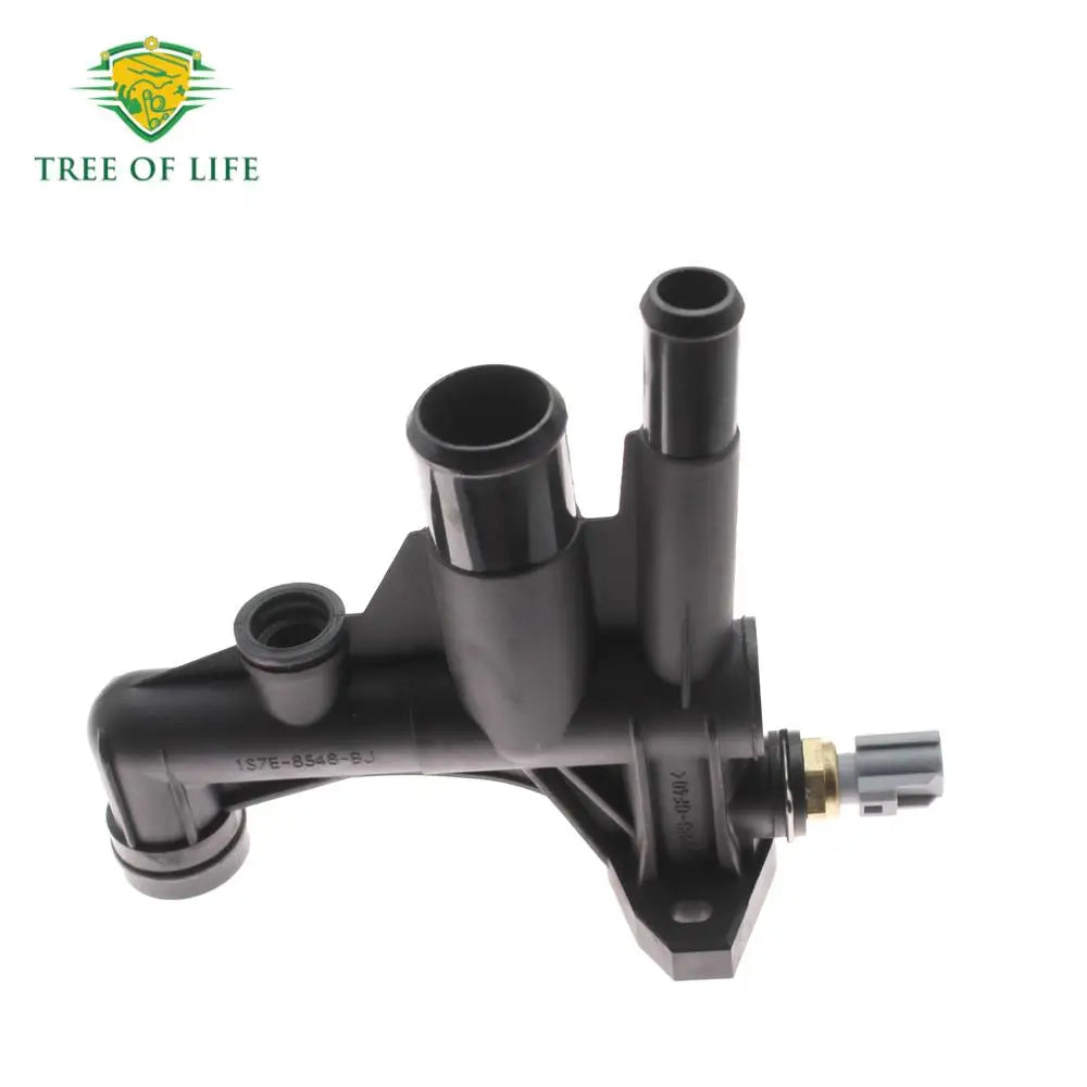 For Ford Mondeo MK3 2.5 2004 2005 2006 2007 Engine Thermostat Housing Coolant Water Outlet 1S7E-8548-BG 1S7E8548BJ 1S7E8548BF