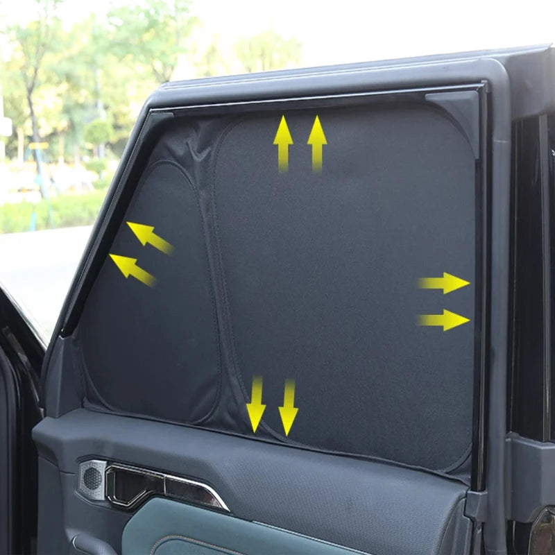 Car Black Windows Privacy Sunshade For SMART #5 2025-Present Anti-UV Heat Insulation Protect Cover Interior Auto Accessories