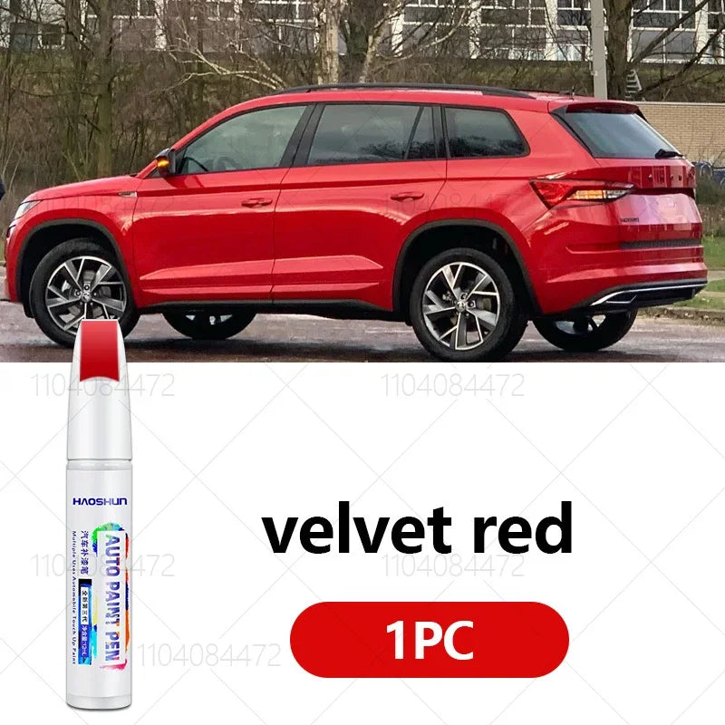 For Skoda Kodiaq 2016-2025 NS Paint Repair Pen Touch Up Scratch Remover DIY Auto Accessories Black White  Red Orange Silver Blue