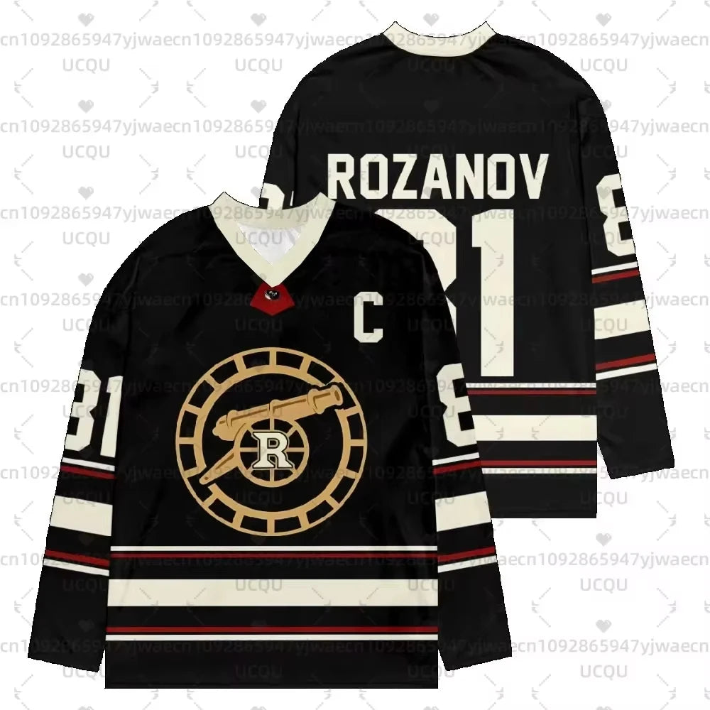 New Heated Rivalry Hockey Jersey Long Sleeves Tee Men's Women's Rozanov HOLLANDER T-shirt Unisex Tops Pullovers t-shirt