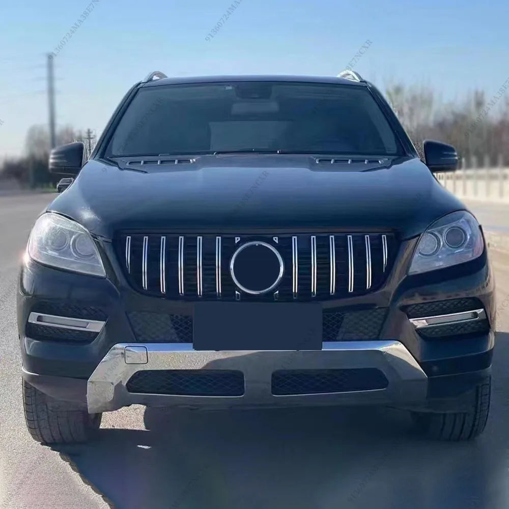 Front Inlet Grille Mask Grid Grill Sport Tuning Mesh Body Kit For Mercedes 2012-2015 Benz ML W166 Like ML320 ML350 ML400 Style