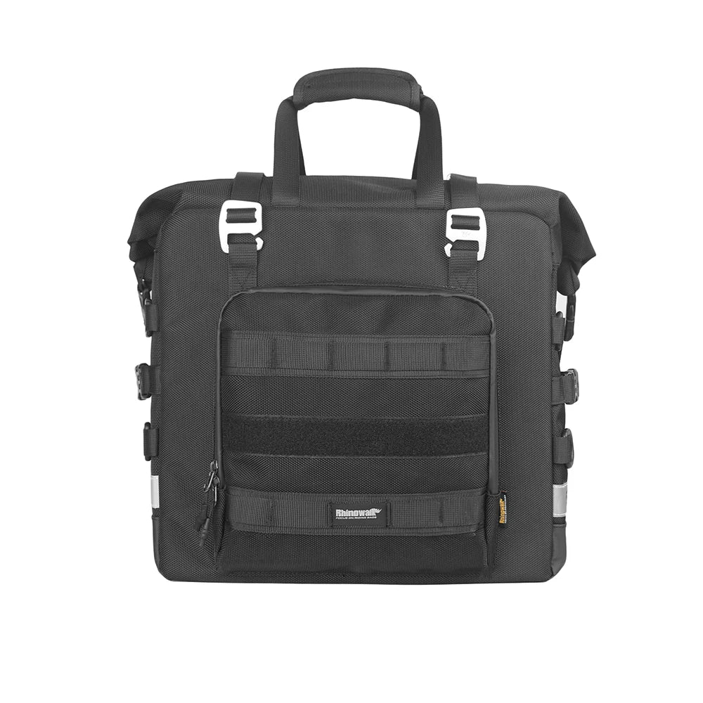 Rhinowalk Motorcycle Side Bag, 25l Motorbike Seat Saddle Tail Bag ADV Motorcycle Rear Rack Travel Luggages - 1 Piece