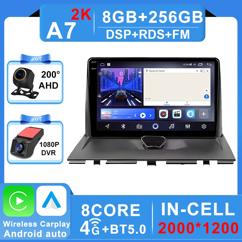 Car Radio Carplay For Peugeot Expert 2 G9 For Citroen Jumpy For Fiat Scudo For Toyota Proace 2007-2017 Navigation GPS No 2din 4G
