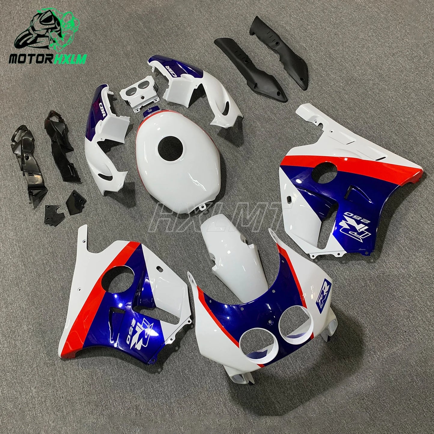 For Honda MC22 CBR250RR 1990-1994 CBR 250R 90 91 92 93 94 Black Motorcycle Fairing Kit Injection molding