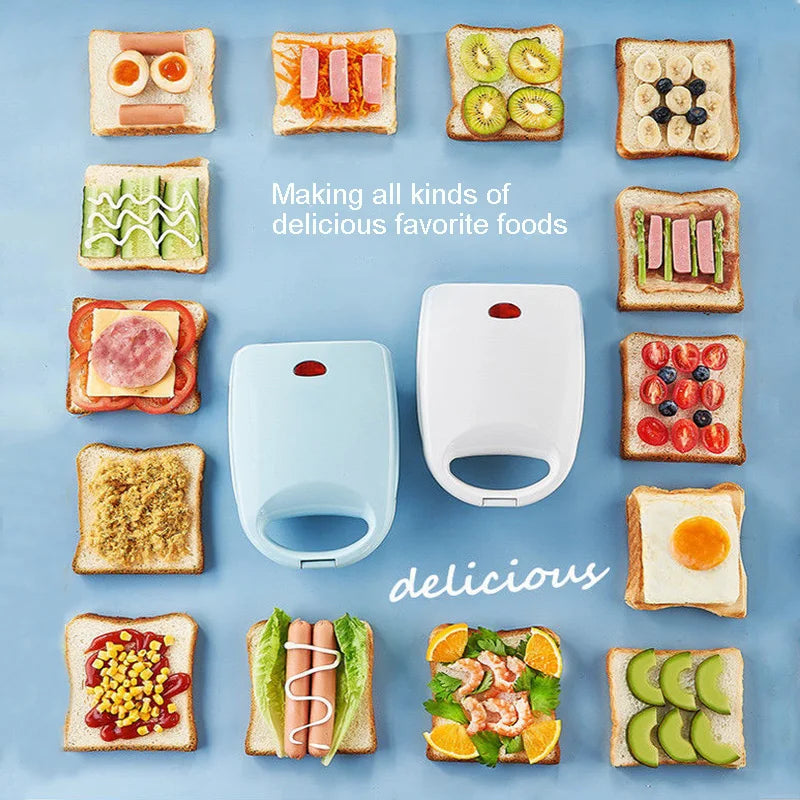 Çok Fonksiyonlu Sandöviç Makinesi - Hızlı Isınan Tost Makinesi, Elektrikli Pişirme Tenceresi, Et Kızartma ve Omlet