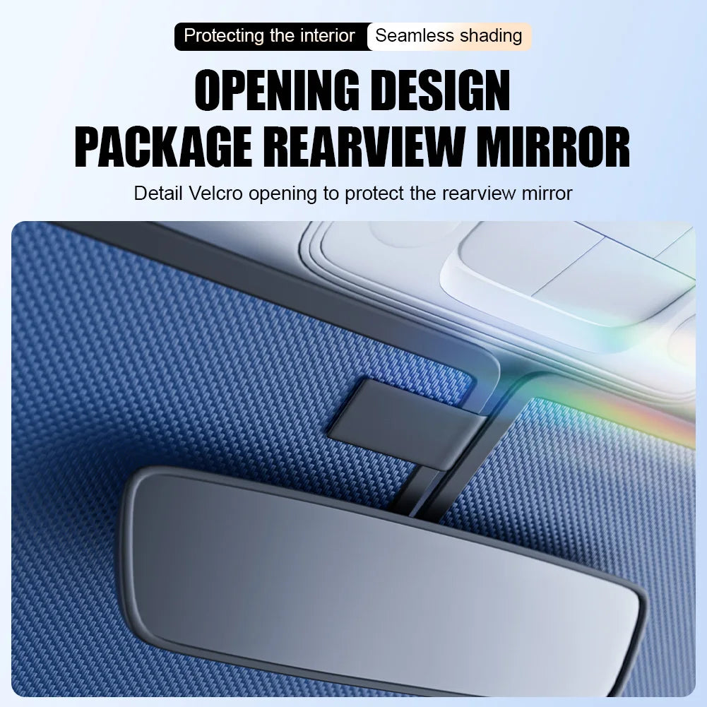 360° Rotatable Car Sunshade Windshield Umbrella Bendable Handle UV Protection Front Window Sunshade Summer Car Accessory