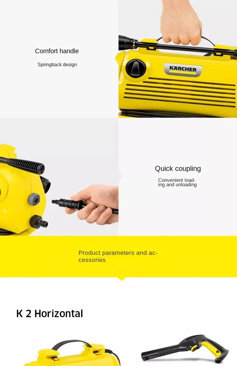 Car washing machine 220V high-pressure household water gun new portable car brushing artifact cleaning high-power pump