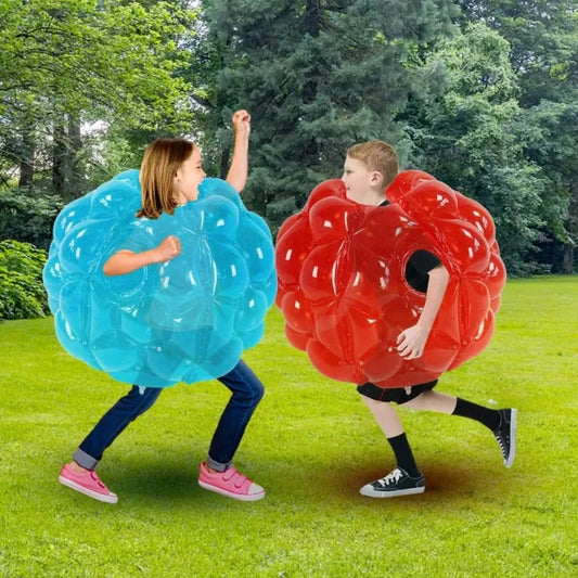 Aufblasbarer Sumo-Ball Tragbarer menschlicher Hamsterball Aufblasbarer Body Bubble Ball für Erwachsene Kinder Outdoor-Mannschaftssportarten Bumper Spaß