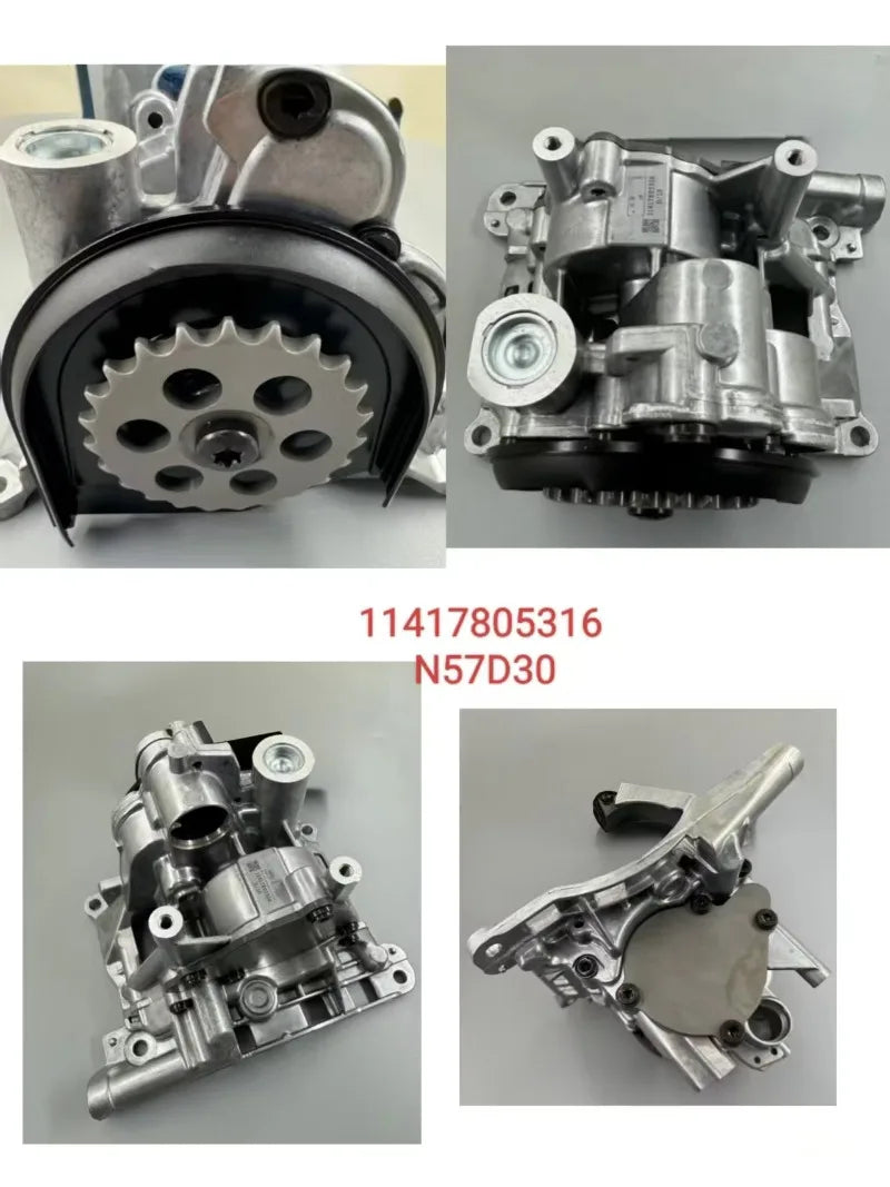 Factory N57 Diesel Engine Repair Parts Motor Oil Pump Kit for BMW MINI N57D30 3.0 OE 11417805316 11418507325 Replacement Part