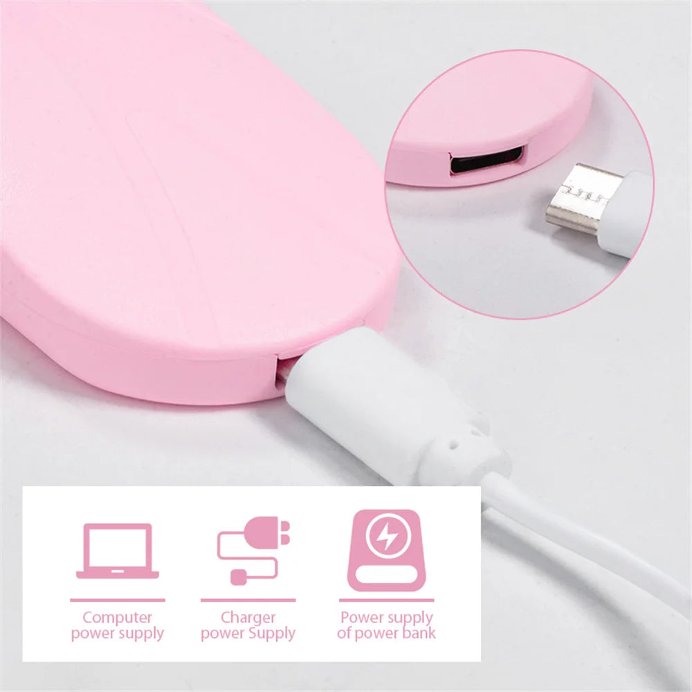 Mini UV LED Tırnak Kurutma Lambası 6W – Taşınabilir Jel Oje Kurutucu, 45s/60s Zamanlayıcı, USB Bağlantılı