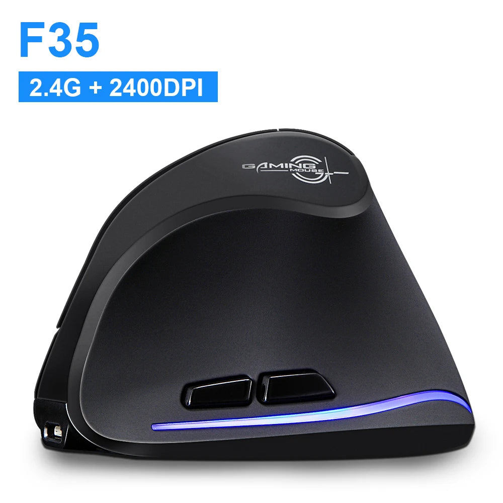 Lefon 2.4G Ergonomik Şarj Edilebilir Kablosuz Dikey Mouse - PC, Laptop ve MacOS Uyumlu (F35C/F35B/F35)
