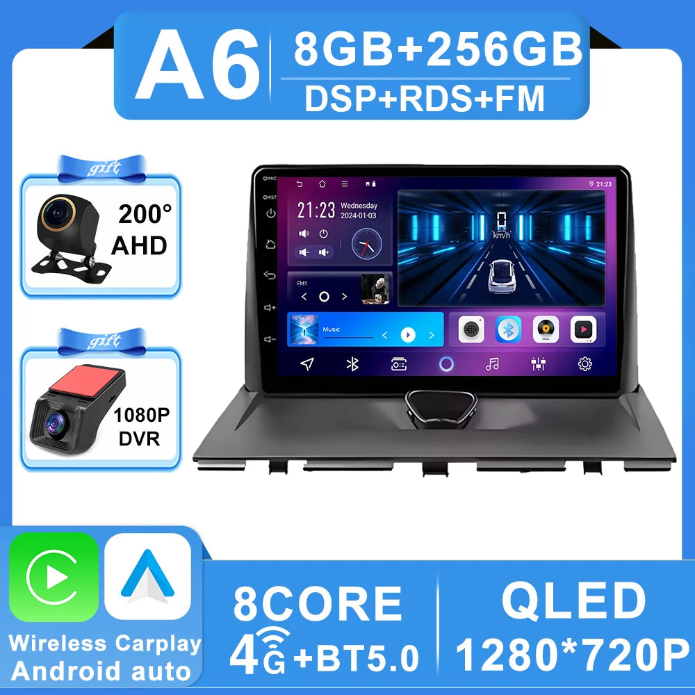 Car Radio Carplay For Peugeot Expert 2 G9 For Citroen Jumpy For Fiat Scudo For Toyota Proace 2007-2017 Navigation GPS No 2din 4G