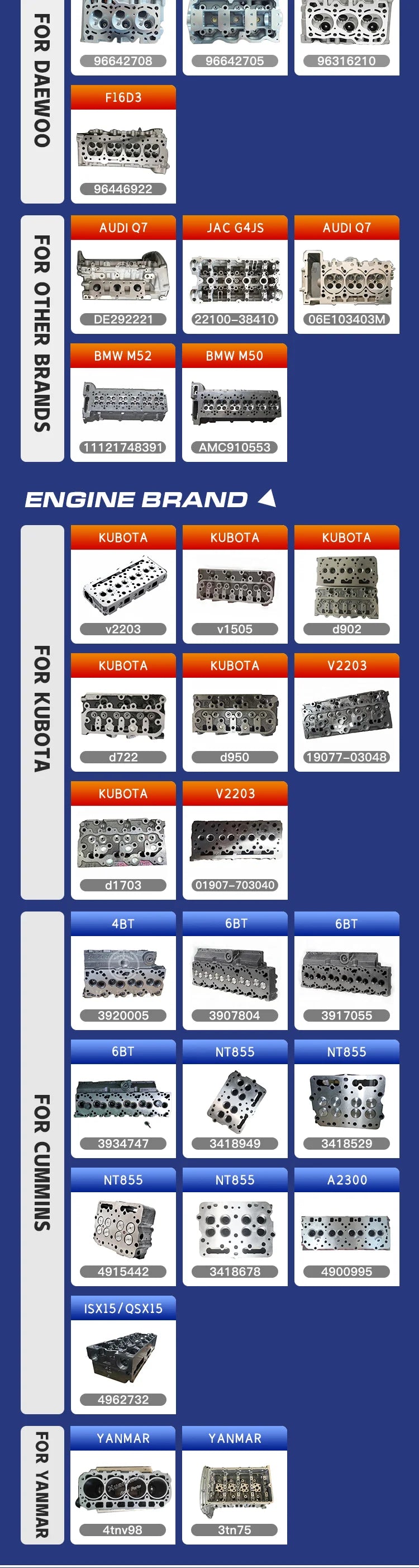 Milexuan Auto Part 376 Engine Aluminum Bare Cylinder Head for Daihatsu Charade G100 Gasket Cylinder Heads 11101-87794
