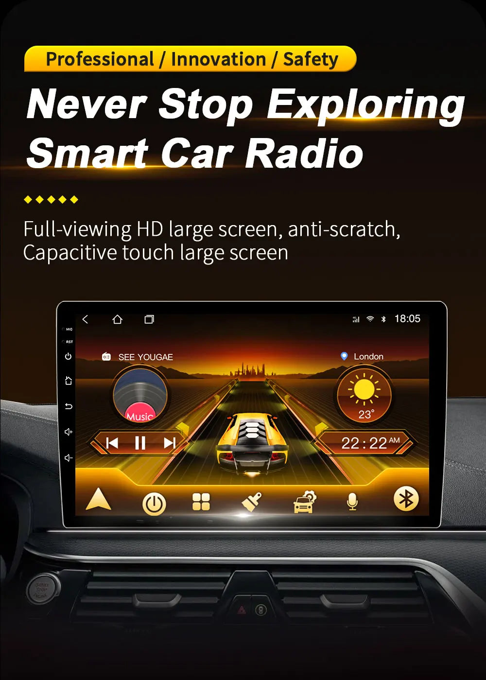 For KIA PICANTO Morning 2 2011 2012 - 2015 2016 Android 16 Car Radio Multimedia Video WIFI Player GPS Wireless Auto RSD DSP