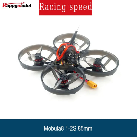 Happymodel Mobula8 85mm Micro FPV Whoop Drone 1-2S with X12 Flight Control 1103 Motor 400MW VTX & ELRS Receiver Ready to Fly
