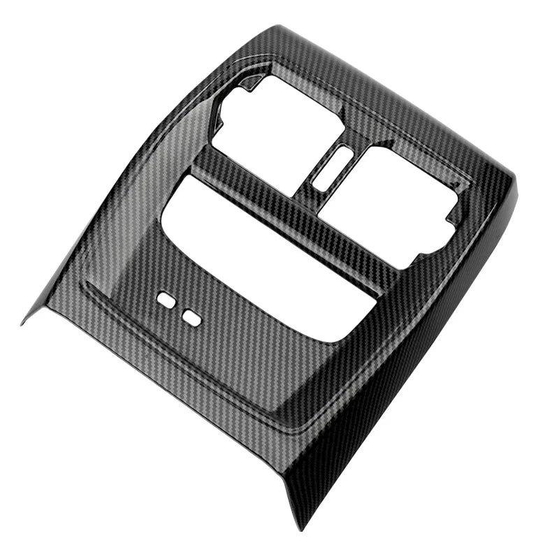 For BMW 3 Series I3 G20 2020-2024 Carbon Fiber Car Rear Air Vent Cover Frame Anti-Kick Panel Trim Interior Car Accessories