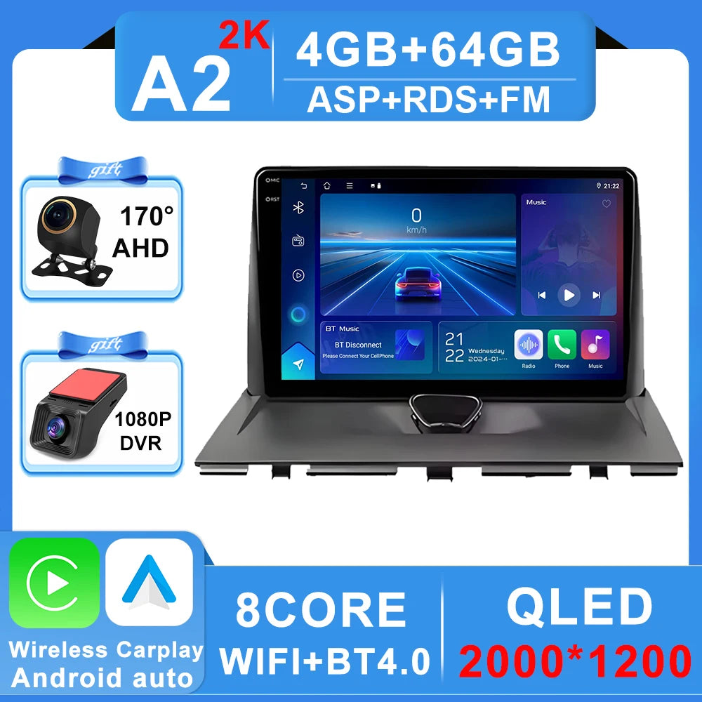 Car Radio Carplay For Peugeot Expert 2 G9 For Citroen Jumpy For Fiat Scudo For Toyota Proace 2007-2017 Navigation GPS No 2din 4G