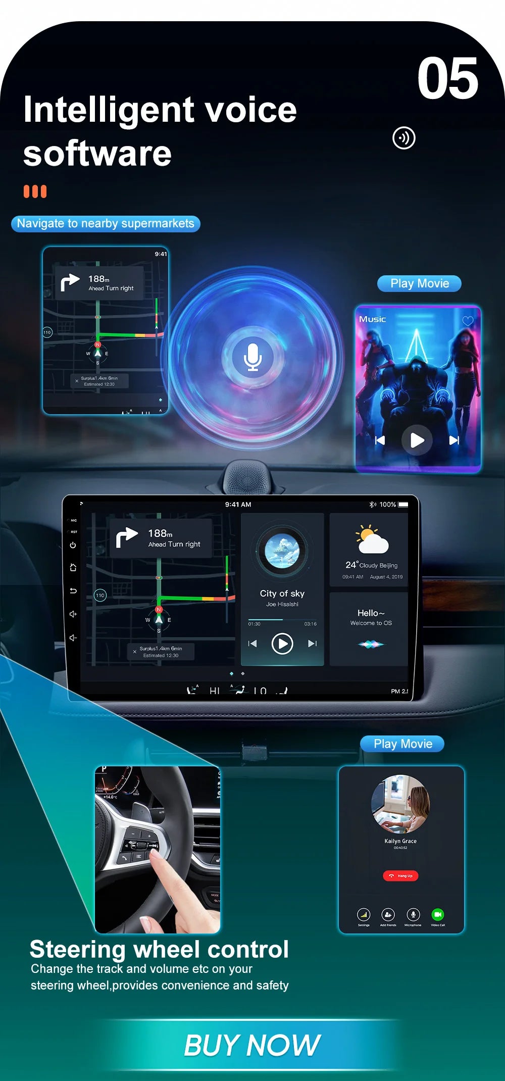 Android 15 Carplay For Toyota Auris Corolla 2006-2012 Car Radio multimedia Player GPS WIFI android Auto Head Unit 2din 5G