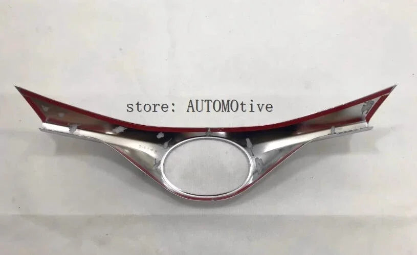 For Toyota C-HR CHR 2017 2018 2019 2020 2021 Car Sticker Cover Detector ABS Chrome Trim Front Bottom Grid Grill Grille Hood 1pcs