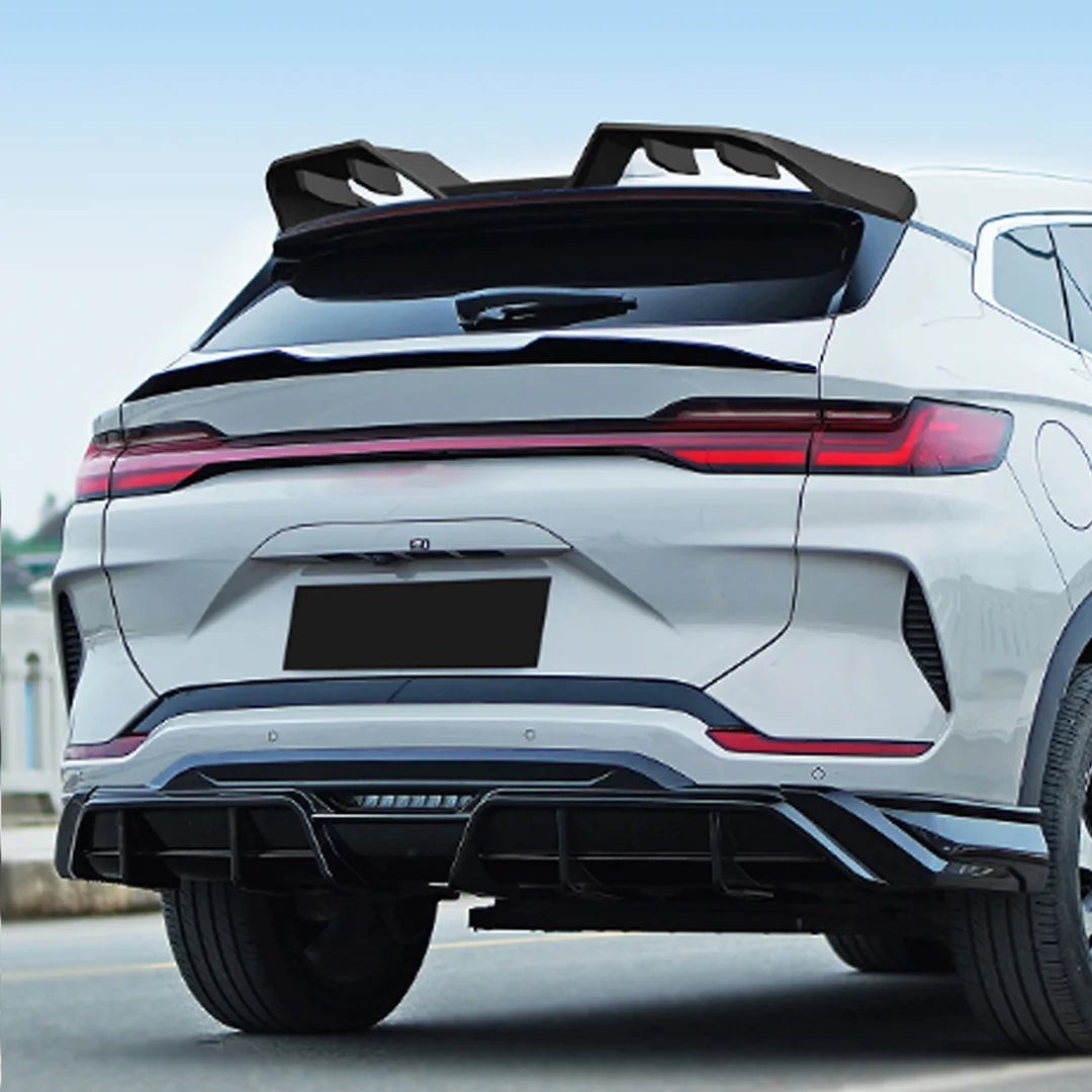 Air Deflector Boot Lip Mid Rear Spoiler Wing For BYD Seal U Sealion 6 Song Plus 2023-2025 DM-i or EV Tuning Accessories