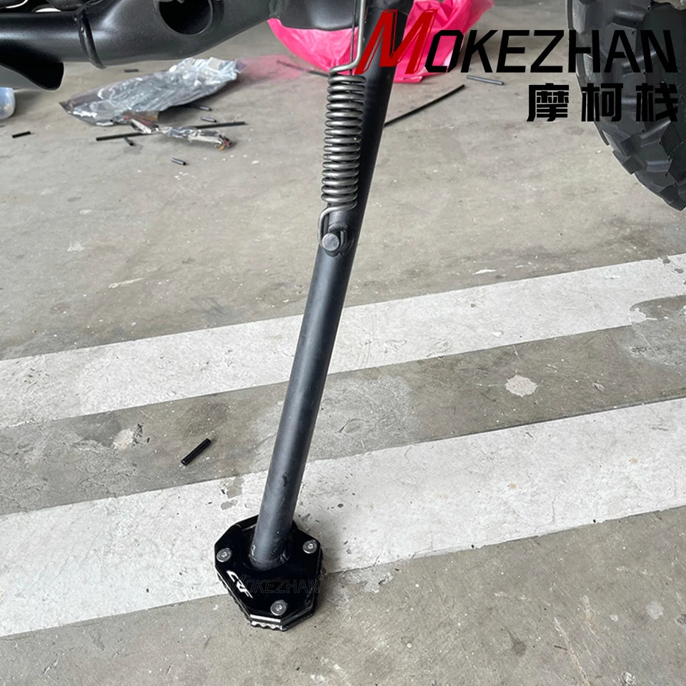 For HONDA CRF250L CRF 250 RALLY CRF250 2017-2021 Motorcycle CNC Kickstand Extension Pad Foot Side Stand Extension Plate