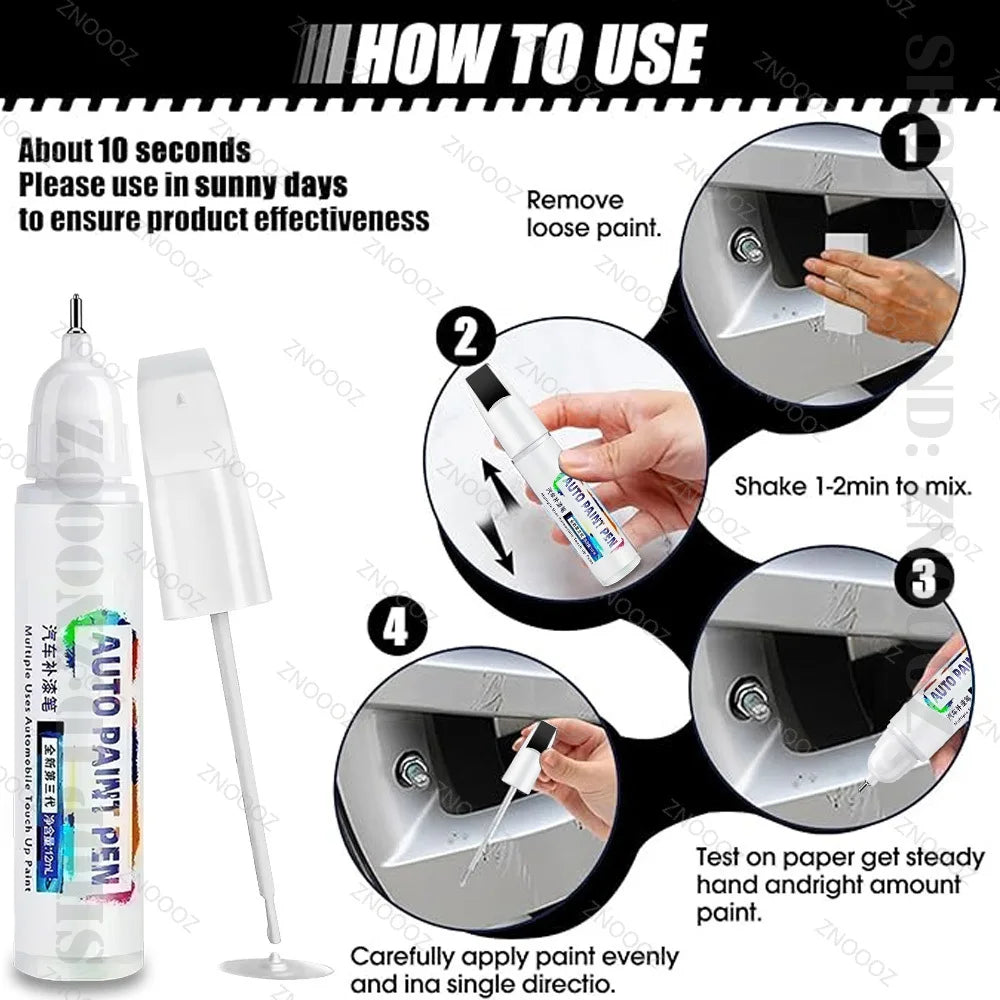 For ZEEKR X Touch Up Paint Wheel Repair Kit Quick And Easy Wheel Scratch Repair Rim Paint For Car Wheel Repair Grey Silver Black