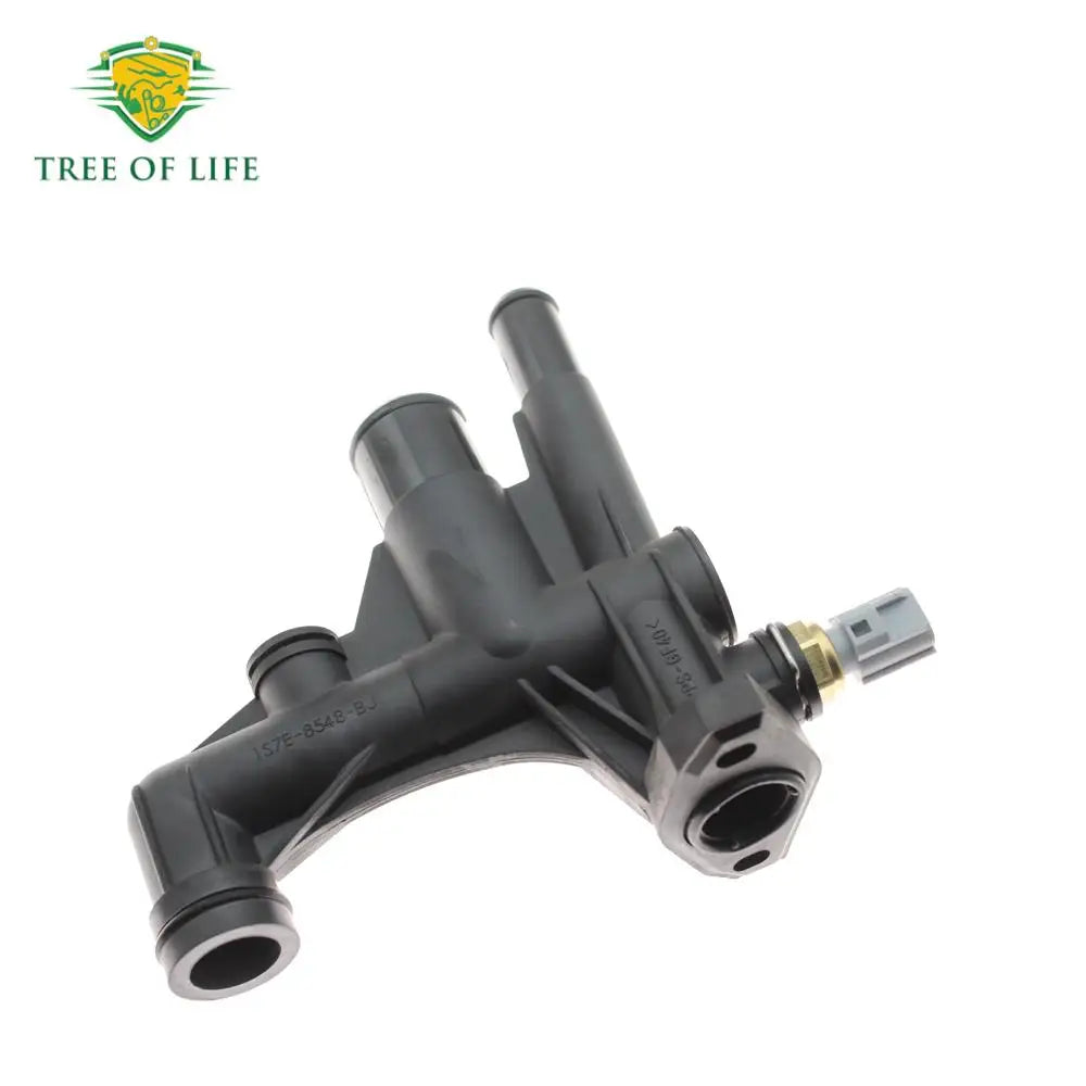 For Ford Mondeo MK3 2.5 2004 2005 2006 2007 Engine Thermostat Housing Coolant Water Outlet 1S7E-8548-BG 1S7E8548BJ 1S7E8548BF