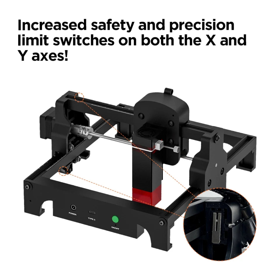 ACMER S1 Mini Portable Laser Engraving Machine DIY Laser Cut Engraver For Engrave Logo Wood Painted Metal Acrylic Glass Leather