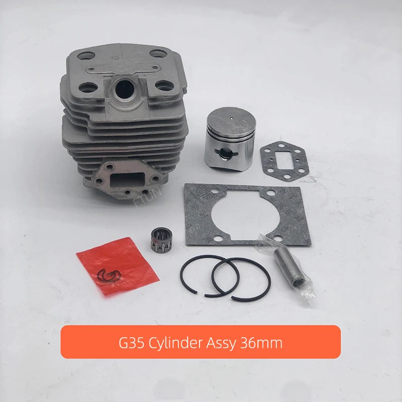 36mm 40mm Cylinder Piston Kit Fit For ZENOAH G45 G45L BC4310 HUS. 443R 143 143RI G35 3410 Garden Tools Trimmer Brush Cutter Part