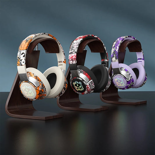 Kablosuz Gaming Kulaklık Bluetooth 5.3 – RGB Işıklı, Düşük Gecikme, Gürültü Önleyici Mikrofonlu
