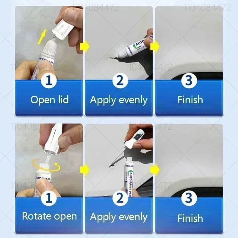 Touch-up paint pen for 2001-2021 PROTON WAJA models original factory color car scratch repair tool Scratch Remover Black Blue