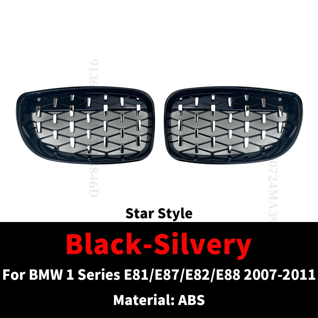 Front Inlet Grille Bumper Grill Tuning Accessories For BMW 1 Series E81 E87 E82 E88 2007-2011 like 120i 120d 130i 135i Coupe