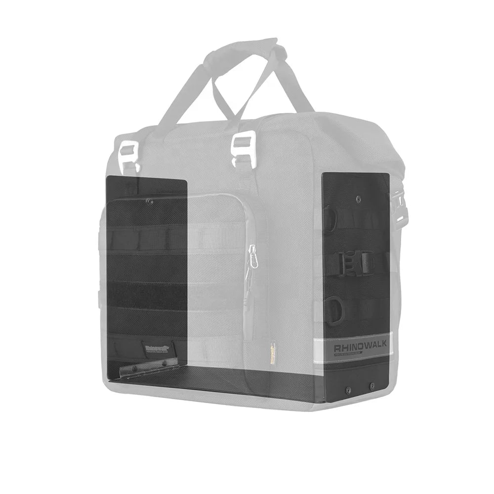 Rhinowalk Motorcycle Side Bag, 25l Motorbike Seat Saddle Tail Bag ADV Motorcycle Rear Rack Travel Luggages - 1 Piece