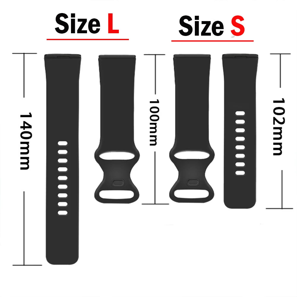 Strap for Fitbit Versa 4 3 Sense 2 band Smartwatch Accessories replacment wristband Sport silicone Bracelet Fitbit Versa 4 Strap