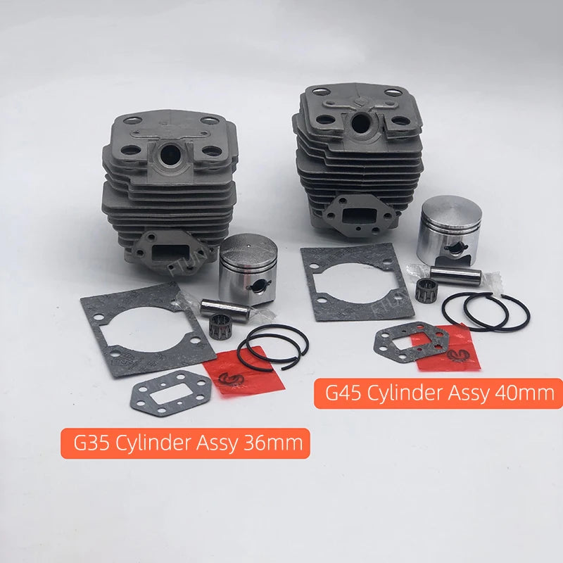 36mm 40mm Cylinder Piston Kit Fit For ZENOAH G45 G45L BC4310 HUS. 443R 143 143RI G35 3410 Garden Tools Trimmer Brush Cutter Part