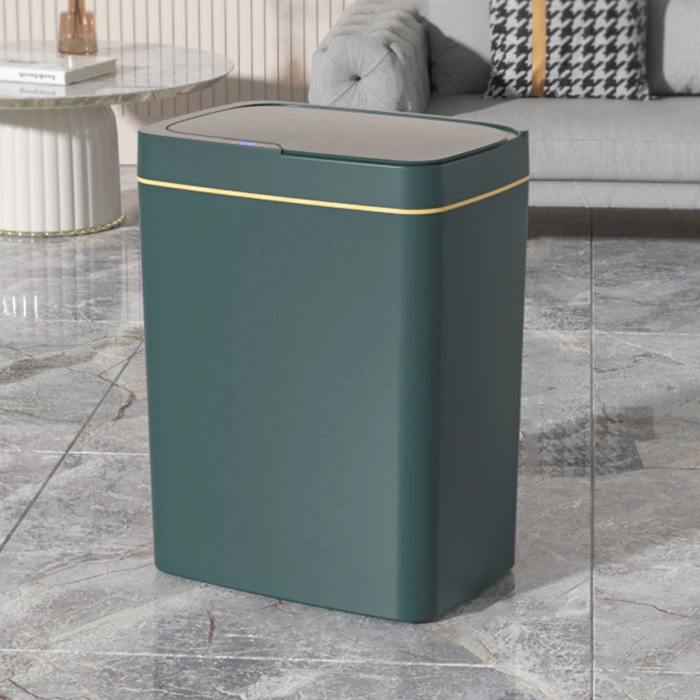 15/18L Smarter Sensor-Mülleimer - Wasserdicht, berührungslos, leise elektrisch - Küche, Bad, Schlafzimmer
