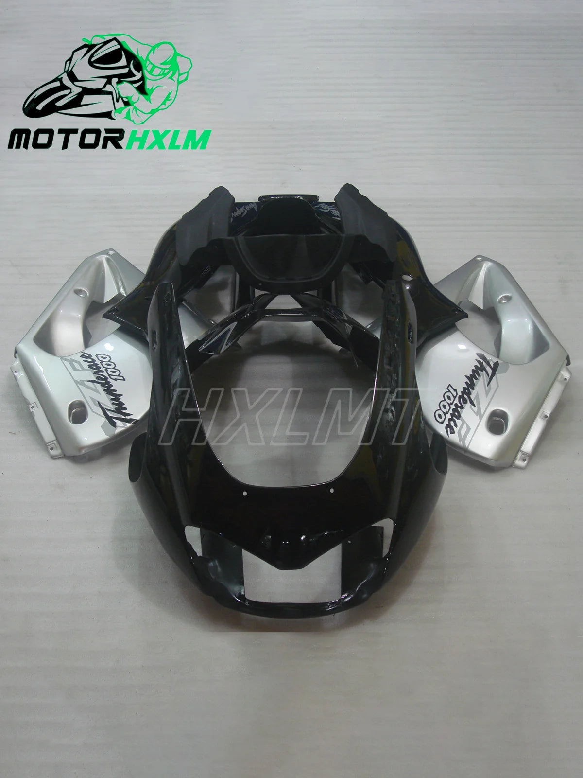 Wholesale YZF1000R Fairing Kit For Yamaha YZF 1000 Thunderace Fairing 96-03 Black Gray Motorbike Fairing1997 98 99