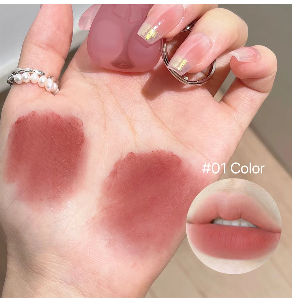 ART VALUE Sevimli Ayıcık Dudak Kili – Mat, Uzun Kalıcı, Anahtarlık Tasarımlı Lip Gloss
