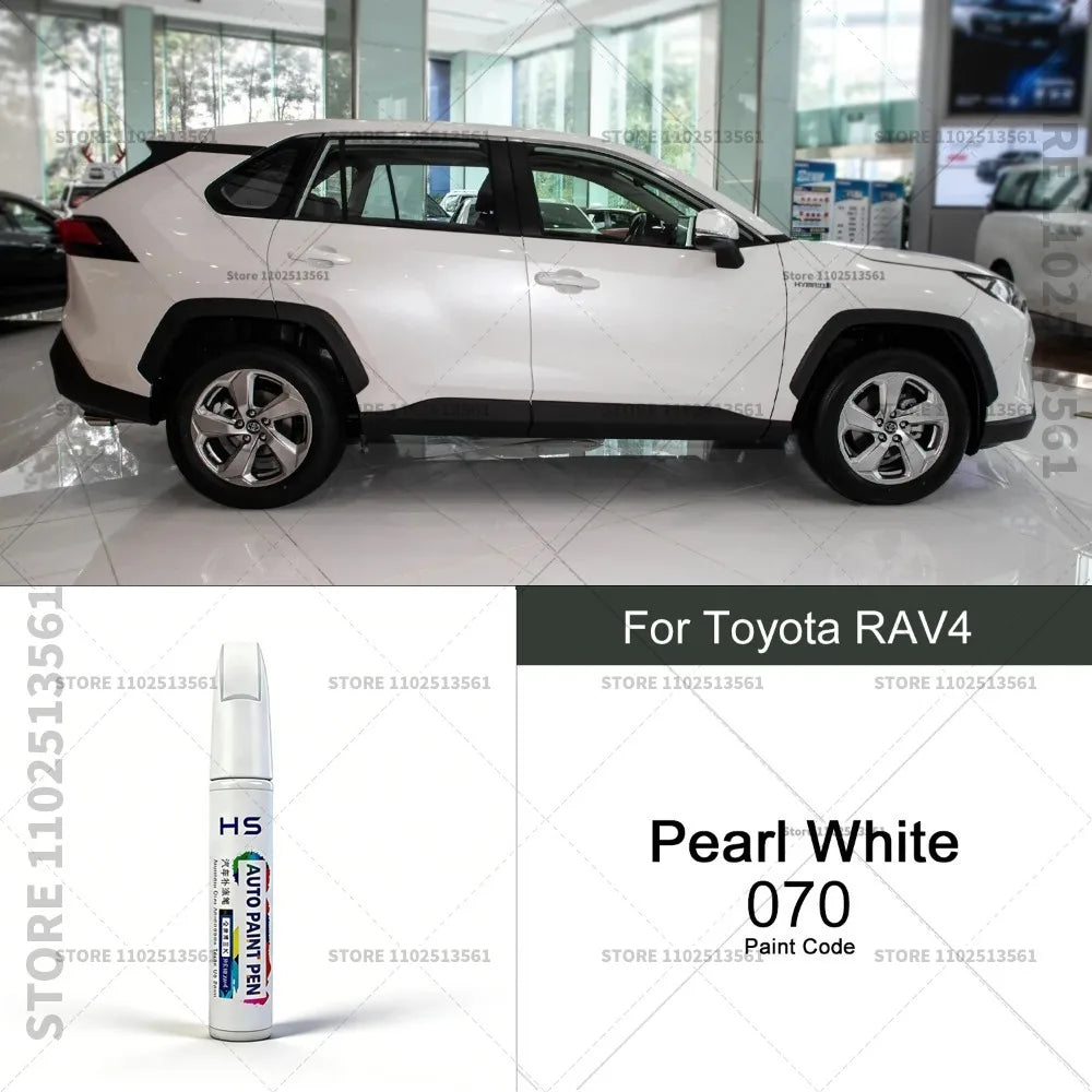 For Toyota RAV4 Car Paint Repair Pen Restores Original Factory Paint Finish Blue 8X8 White 070 Red Black 209 Uraban Khyaki Gray