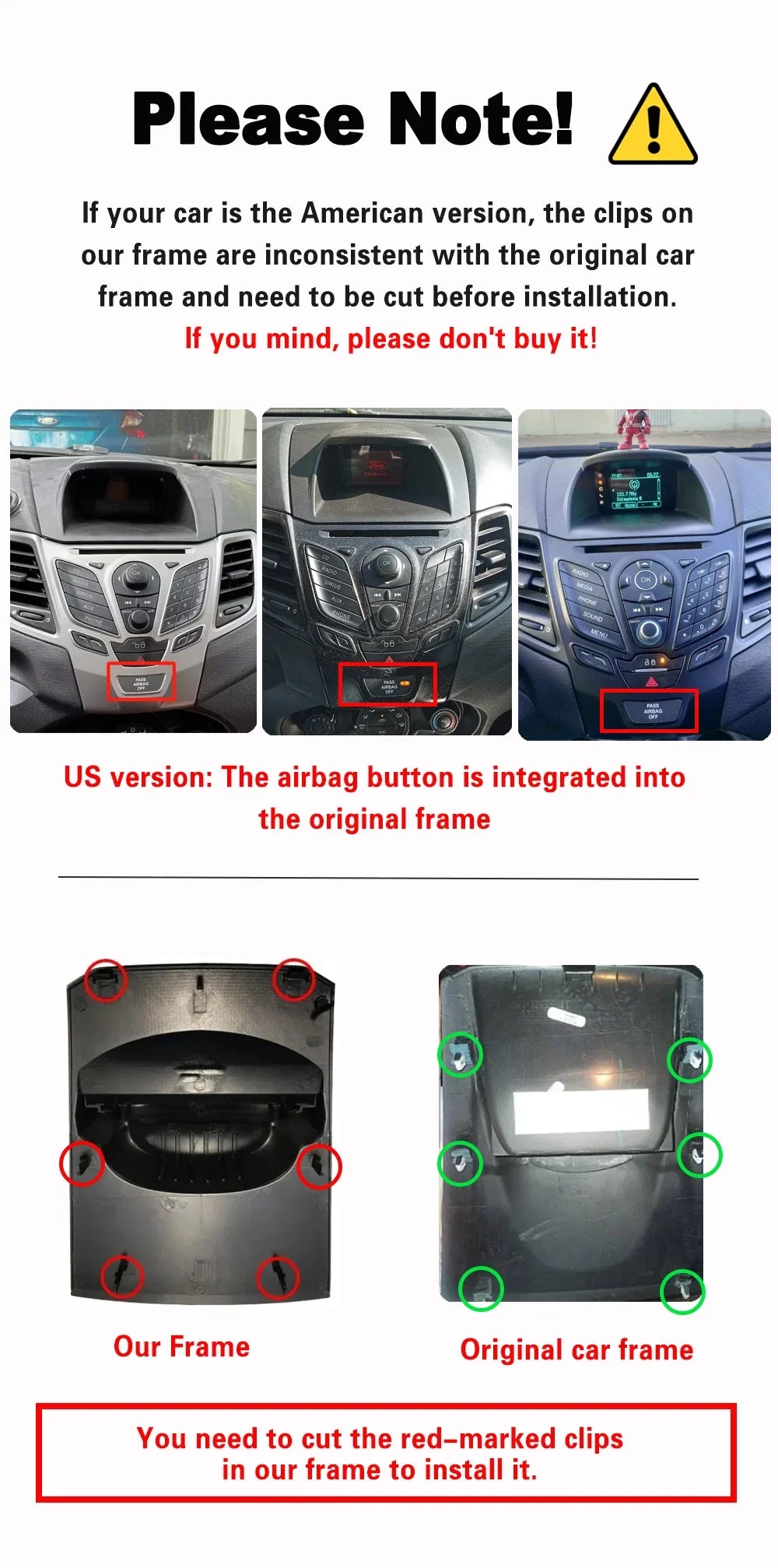 Android 16 Car Radio For Ford Fiesta MK6 Mk7 2009 2010 2012 2014 2015 2016 2017 Multimedia Player GPS Navigation DSP Head Unit