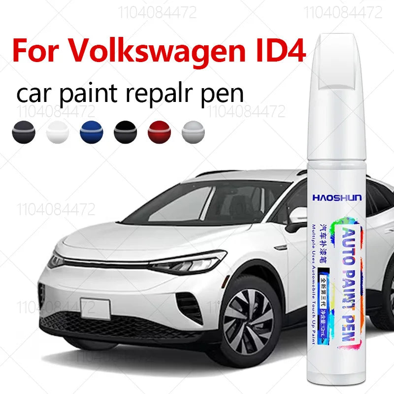 For Volkswagen ID.4 2020-2025 BDA  Paint Repair Brush Touch Up Scratch Remover DIY Auto Accessories Black White Gray Blue silver