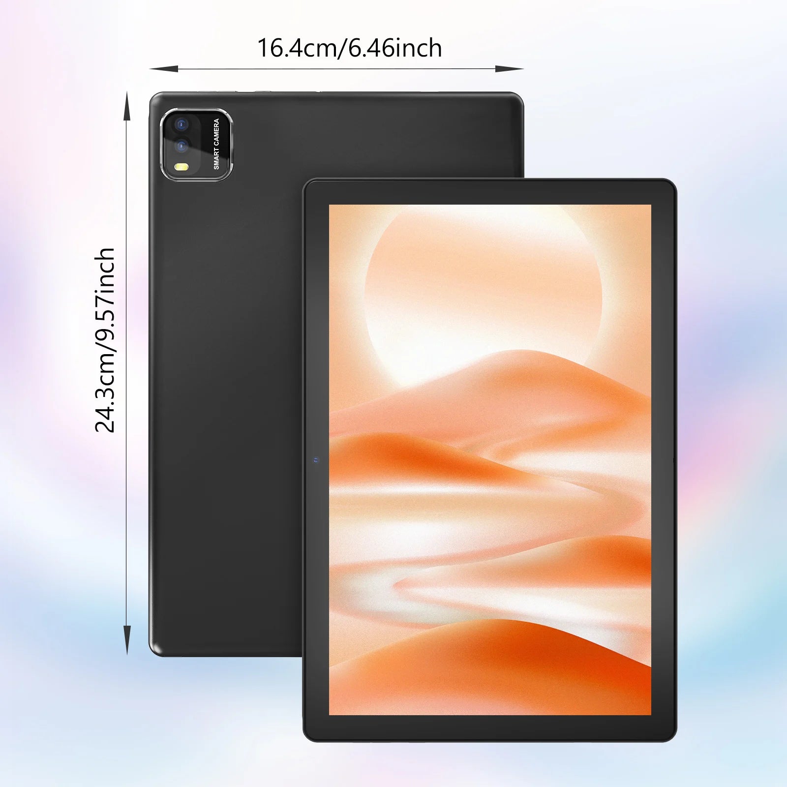 BAKEN 10 İnç Android 15 Tablet - Dört Çekirdekli, 12GB RAM + 64GB Depolama, 5G WiFi, 1280x800 Çift Kamera