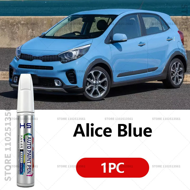 Car Paint Repair Pen For KIA Morning Paint Scratch Repair Accessories Yellow Clear White Alice Blue Green Midnight Black Silver