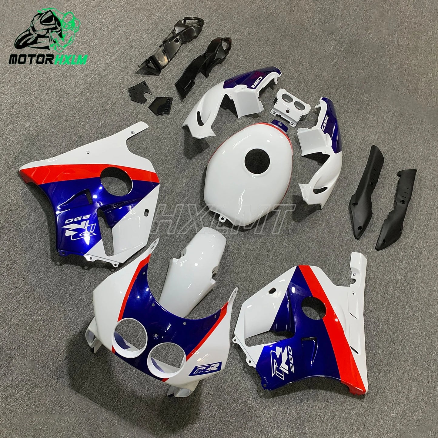 For Honda MC22 CBR250RR 1990-1994 CBR 250R 90 91 92 93 94 Black Motorcycle Fairing Kit Injection molding