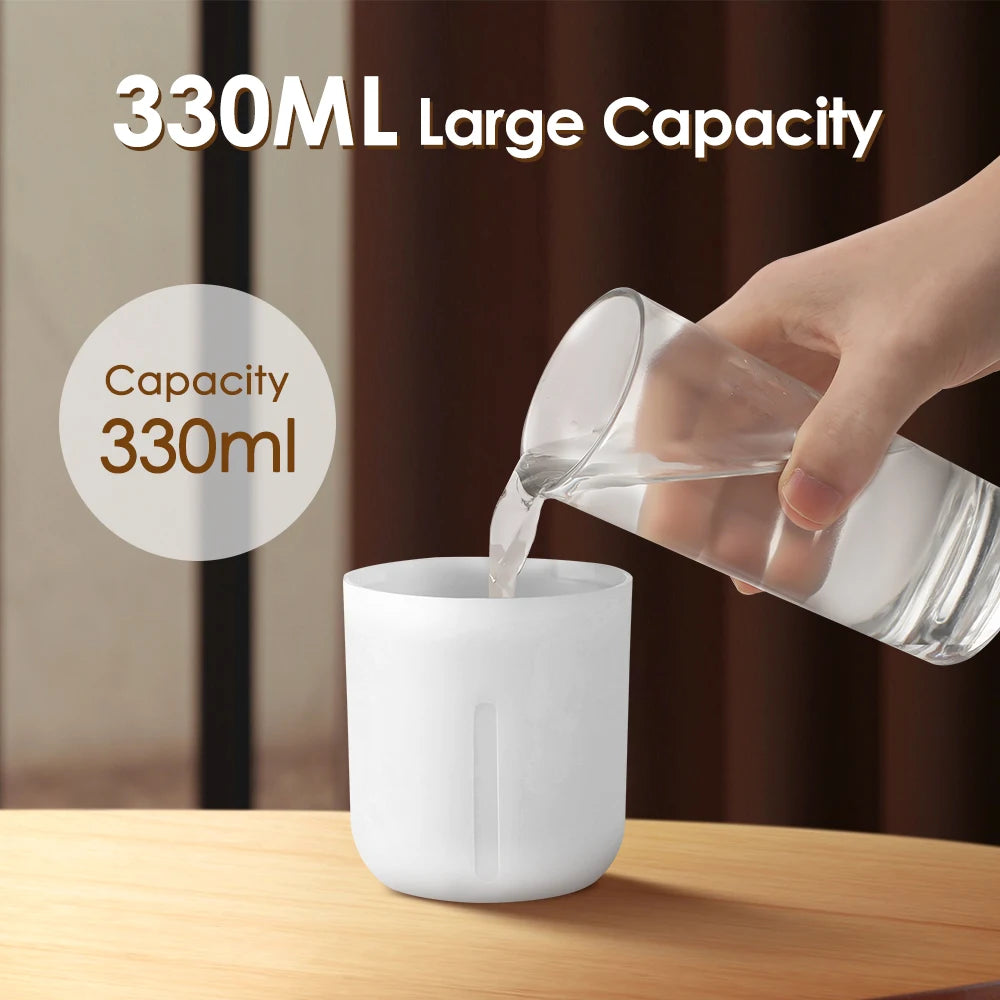 Luftbefeuchter 600ml – Kaltnebel-Aromadiffusor, USB Tragbarer Luftbefeuchter für Zuhause und Büro