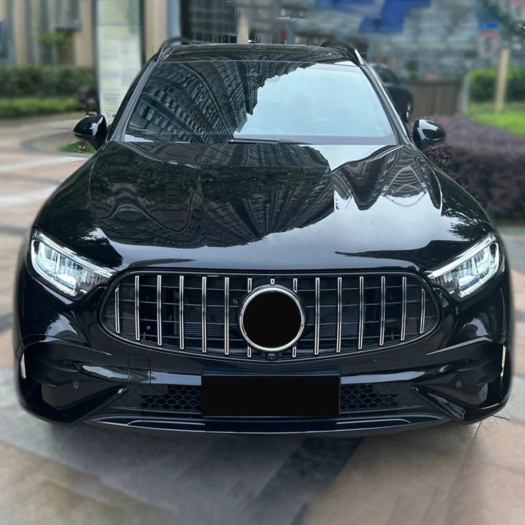 Sport Middle Mesh Front Radiator Grid Bumper Grille Grill For Mercedes C254 Benz New GLC Coupe 2024+ GT Style Tuning Accessories