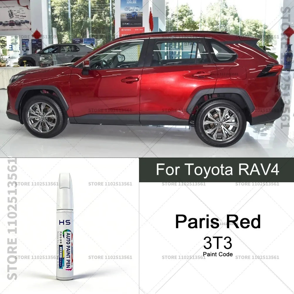 For Toyota RAV4 Car Paint Repair Pen Restores Original Factory Paint Finish Blue 8X8 White 070 Red Black 209 Uraban Khyaki Gray