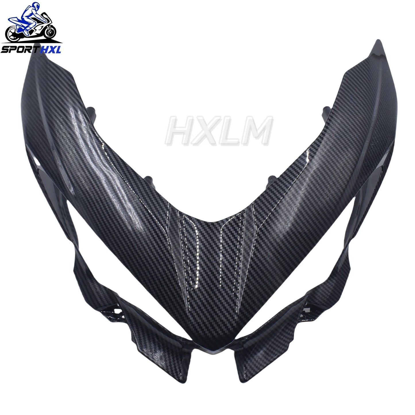 Front Head Upper Nose Fairing Headlight Deflector Plate Shroud Cover Cowling For Ninja400 NINJA250 2018 2019 2020 2021 2022 2023